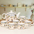 Bronze Petals Morning Tea Set